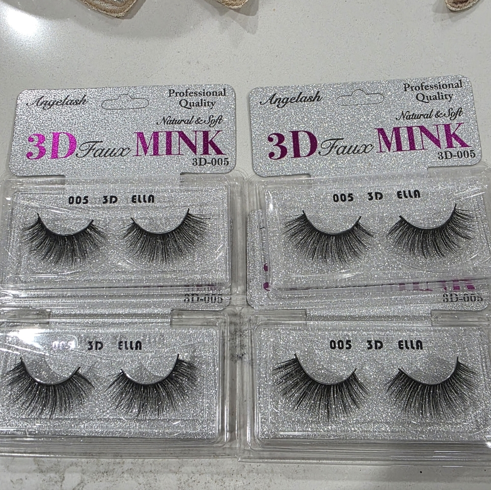 4 Pairs 3D Faux Mink Lashes